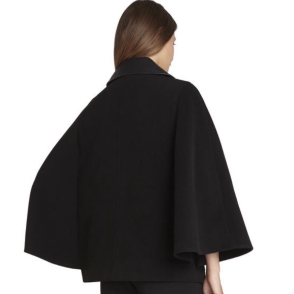 BCBGeneration Moto Cape Jacket Black Size Large - Picture 3 of 6